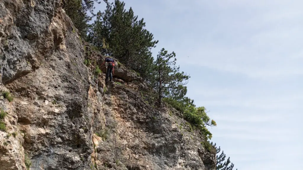 Climbing in Peshteriste area near Bansko