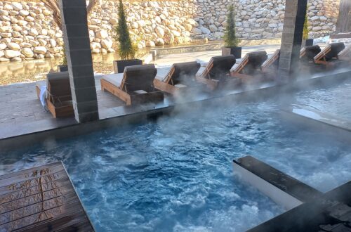 Hot springs in Therme in Banya, close to Bansko