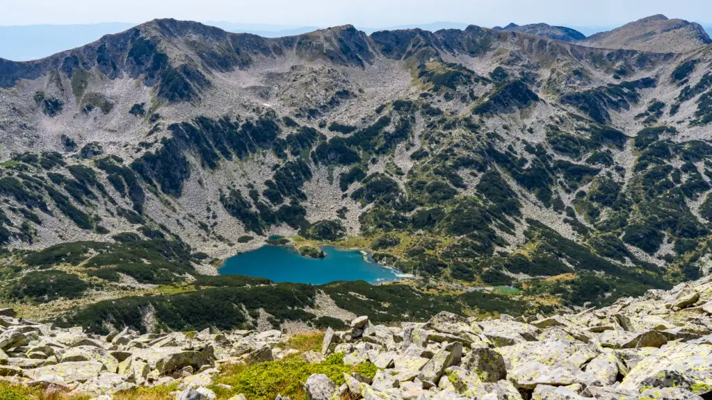 Lake seen from the Todorka ridge