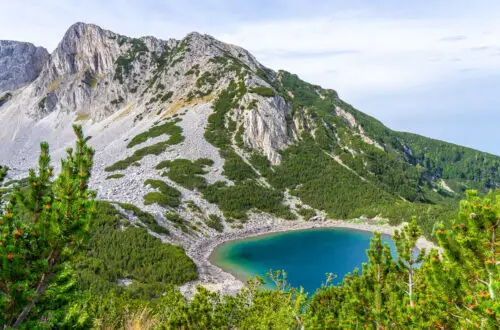 View over Sinanitsa Lake and Sinanitsa Ridge