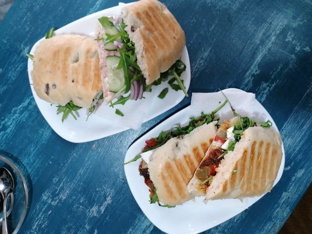 2 sandwiches from Le Petit Nicholas in Bansko